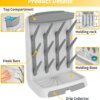 Space Saving Baby Bottle Drying Rack Vertical Standing Bottle Dryer Rack Holder for Countertop