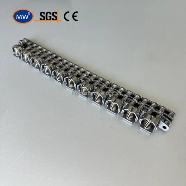 Stainless Steel Conveyor Roller Gripper Chain for Restaurant Industries