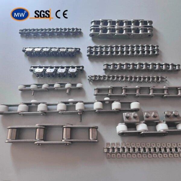 Stainless Steel Conveyor Roller Gripper Chain for Restaurant Industries