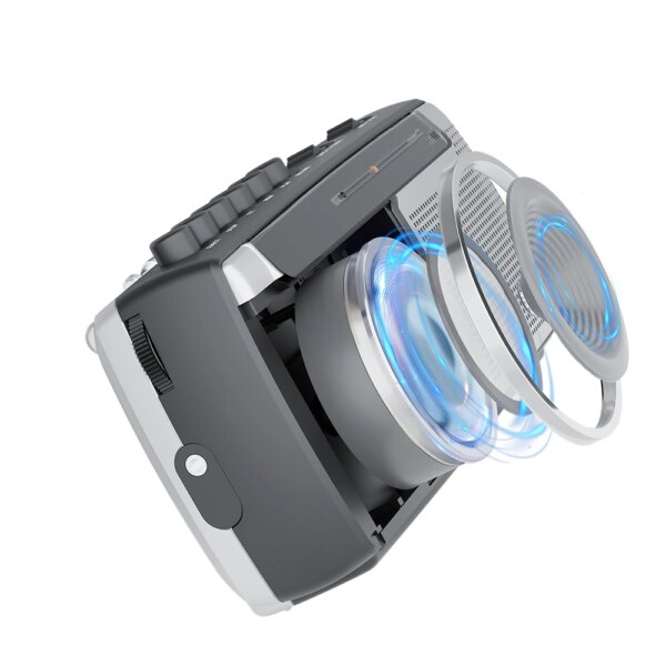 Supplier Hot Selling Big Size Retro Boombox Recording Cassette Recorder Player With Radio