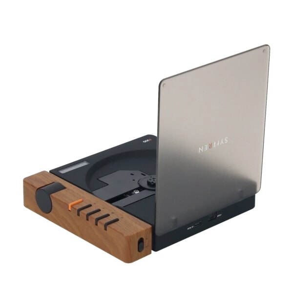 Syitren R300 Wooden Black Version CD Player High Quality BT Audio Player Support for CD/CD-R/CD-RW
