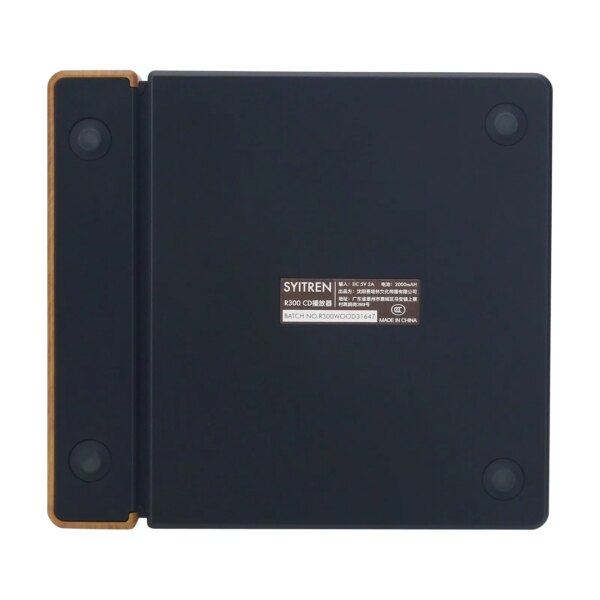 Syitren R300 Wooden Black Version CD Player High Quality BT Audio Player Support for CD/CD-R/CD-RW