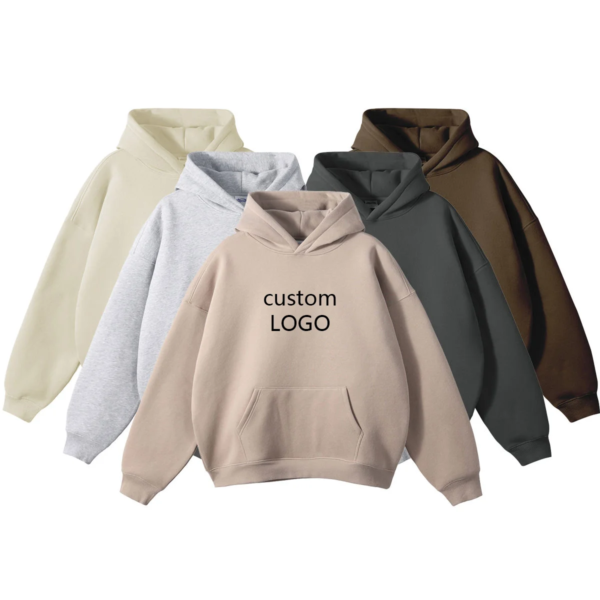 Unisex High Quality 100% Cotton Knitted 380g 3D for Pullover Hoodie Custom Logo Design Heavyweight Oversized for Winter
