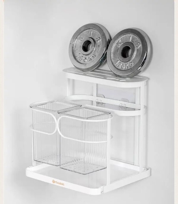 Versatile Multi-Functional Metal Kitchen Wall Rack Standing Type Iron Cutting Board Stand Knife Holder Chopsticks Organizer