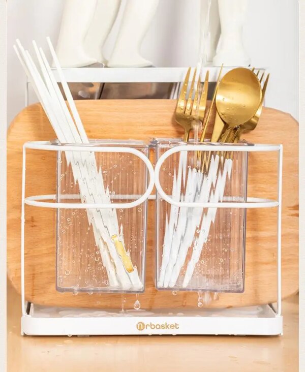 Versatile Multi-Functional Metal Kitchen Wall Rack Standing Type Iron Cutting Board Stand Knife Holder Chopsticks Organizer