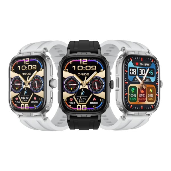 Waterproof M106 Big Screen Heart Rate Blood Pressure Sport Fitness Tracker Earphone Smart Watch Wireless Smart Bracelet