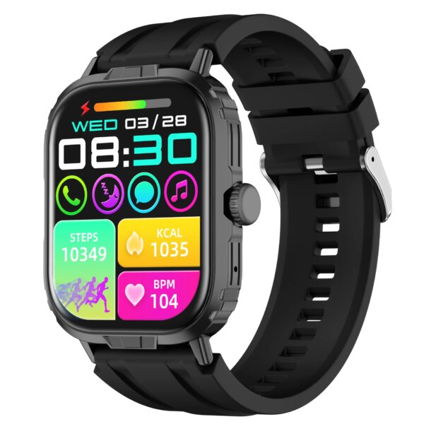Waterproof M106 Big Screen Heart Rate Blood Pressure Sport Fitness Tracker Earphone Smart Watch Wireless Smart Bracelet