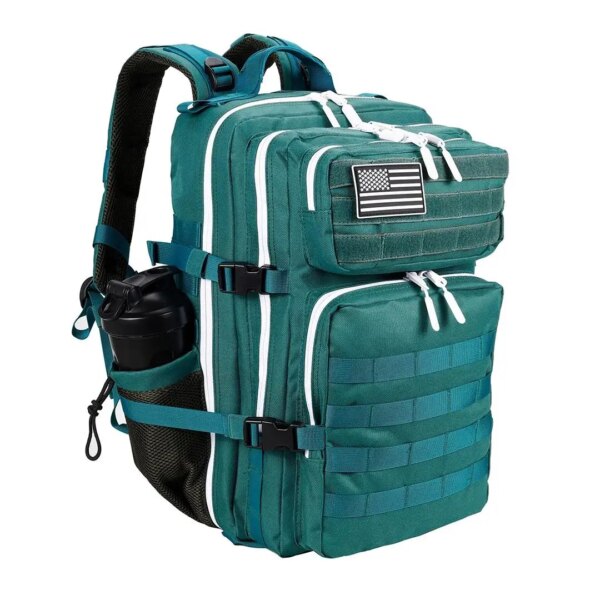 Wholesale 45L Camo Tactical Backpack MOLLE System Waterproof Large Outdoor Polyester for Hiking Trekking Hunting 3-Day Label