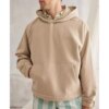 Wholesale Custom Pattern Printing Hoodies Terry Cotton Polyester Hem Cropped Boxy Blank Hoodies