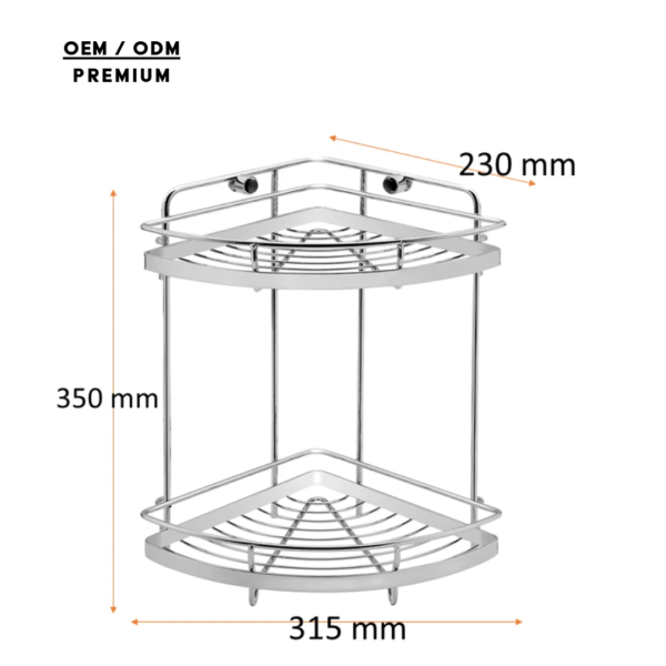 Wholesale Manufacturer Hanging Shower Caddy Kitchen Storage Drying Organizer Rack