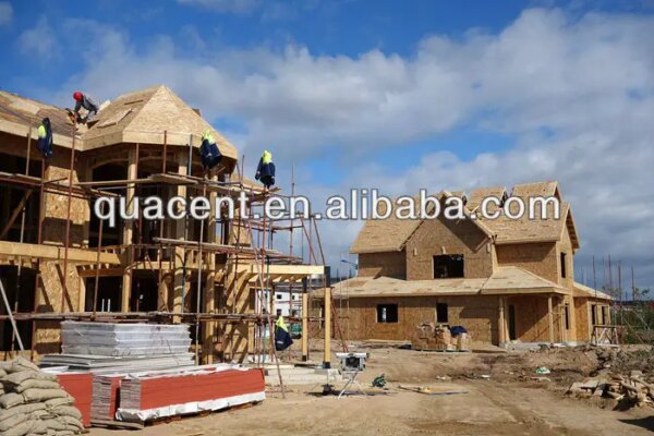 Wooden Prefab House Prefabricated House SIP Panel Quick Installation