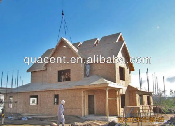 Wooden Prefab House Prefabricated House SIP Panel Quick Installation