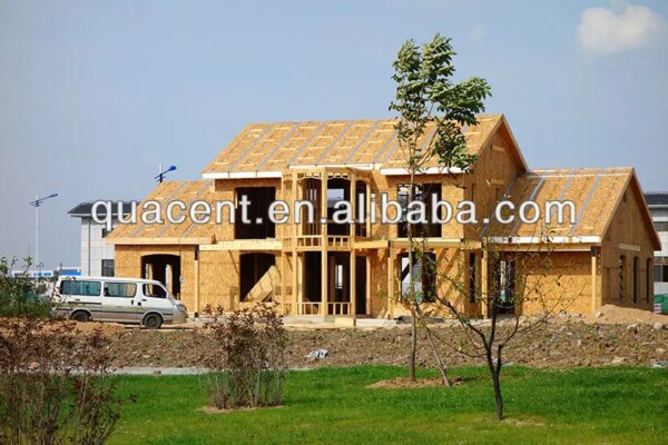 Wooden Prefab House Prefabricated House SIP Panel Quick Installation