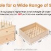 Wooden Thread Box Thread Holder Thread Rack Sewing and Embroidery Workbox Storage Box Organizer for Sewing 90-Pools