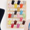Wooden Thread Holder Sewing and Embroidery Thread Rack and Organizer Thread Rack for Sewing with Hanging Hooks