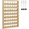 Wooden Thread Holder Sewing and Embroidery Thread Rack and Organizer Thread Rack for Sewing with Hanging Hooks