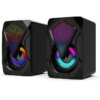 X2 Mini 2.0 RGB LED Lighting Speaker Colorful AUX USB Gamer Accessories for PC Computer