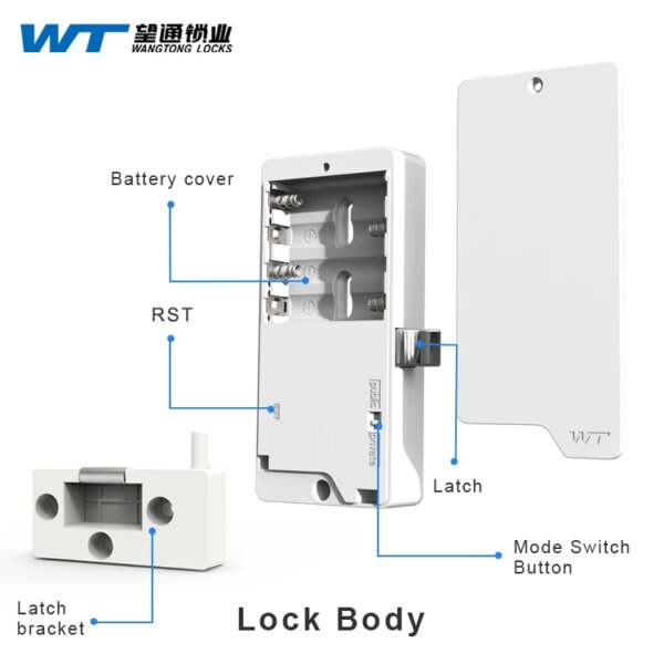 Zinc Widely Used Superior Quality Wooden Furniture Lock IMD Surface Scratch-resistant Finish Public/Private Mode Wardrobe Lock