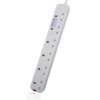 Hot Sell White 13A 3-6 Outlet Power Electrical King British UK Standard Extension Socket With Light