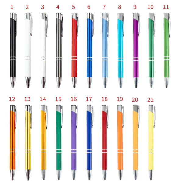 Promotional Gift Custom Laser Engraved Cheap Metal Ballpoint Pens Personalized Business Pen with Custom logo