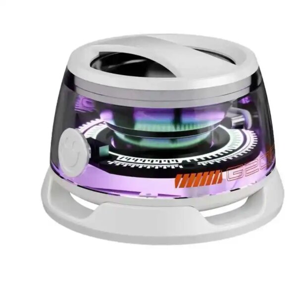 RGB Gaming 2.1 Subwoofer PC Speakers with 7-Color LED Light - V8 Plastic Loudspeaker