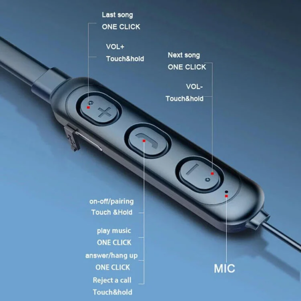 Sport B7 Blue Tooth Neckband Earphones Headphones Wireless Earbuds Waterproof True Stereo Sport Headset